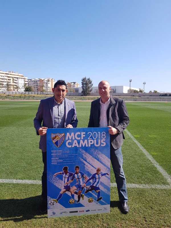 La red de franquicias Copyrap patrocina el campus del Malaga CF