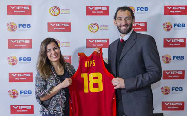 La red de franquicias VIPS renueva su compromiso con la Selección Española de Baloncesto