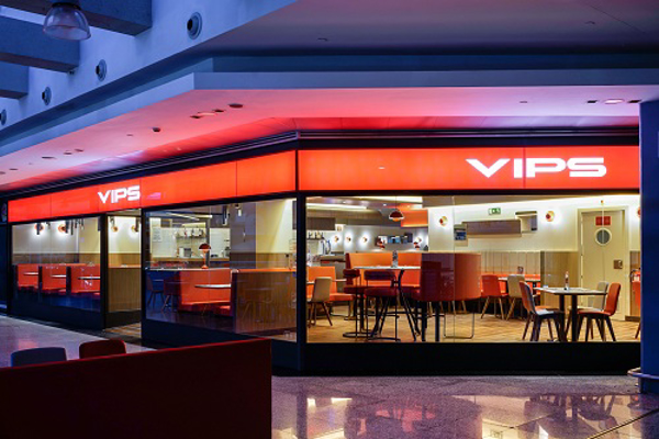 Vips inaugura franquicias nuevas en el centro comercial Ciudad Tres Cantos.