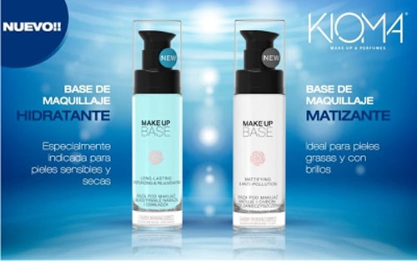 Nuevas bases de maquillaje en las franquicias Kioma