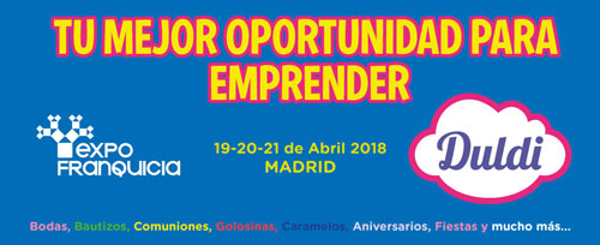 Duldi en la feria de franquicias Expofranquicia 2018