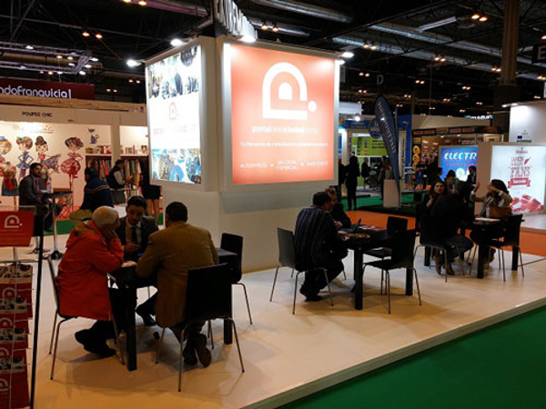 Portaldetuciudad.com en la feria de franquicias Expofranquicia 2018