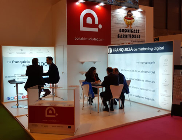 Portaldetuciudad.com se consolida en Expofranquicia 2018 como la franquicia más importante de su sector