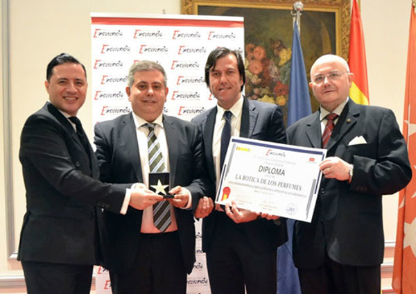 La franquicia La Botica de los Perfumes galardonada con el premio “Estrella de Oro” por el Instituto para la Excelencia Profesional