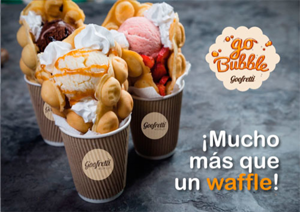 La franquicia Goofretti lanza su delicioso y nuevo producto para esta nueva temporada “ El Bubble Waffle”