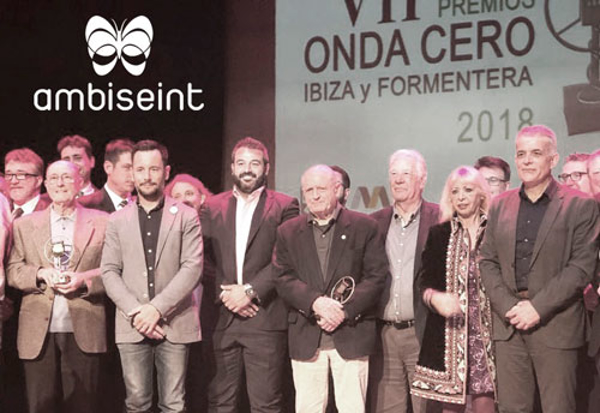 Un año más, y van 7, la franquicia Ambiseint ha patrocinado los premios Onda Cero de Ibiza y Formentera