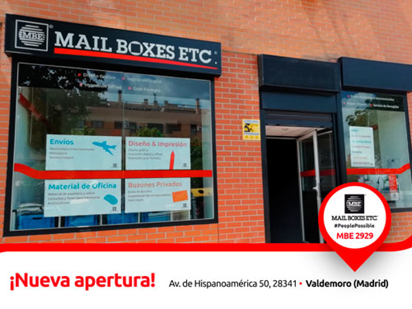 Mail Boxes Etc. inaugura otra franquicia en Madrid