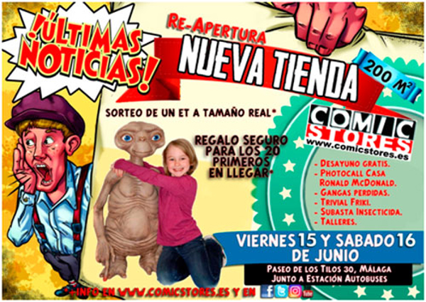 Comic Stores reabre su franquicia en el Paseo de los Tilos