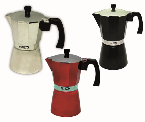 Crece la familia de productos Fersay en su gama de menaje con una cafetería italiana.