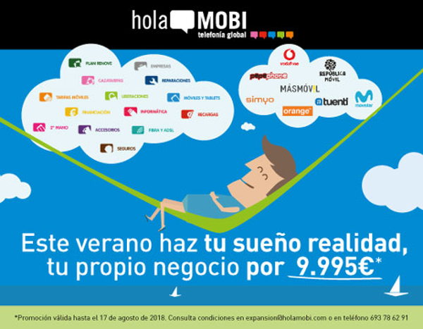 ¡Déjate sorprender por la promoción de verano de  la franquicia holaMOBI telefonía global!