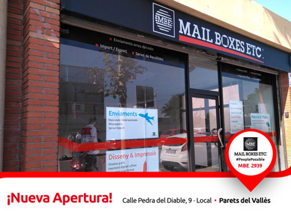 Continúa la expansión de la franquicia Mail Boxes Etc. en Cataluña