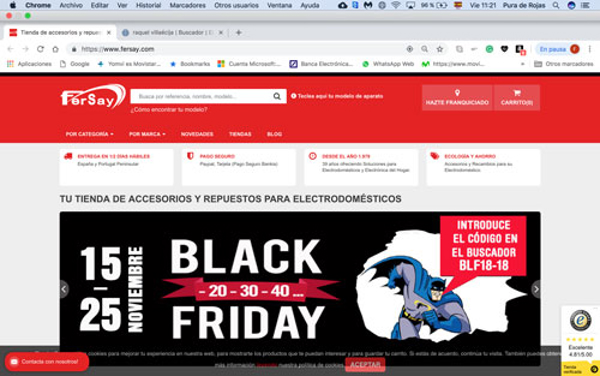 La franquicia Fersay rompe moldes en su campaña de celebración del Black Friday