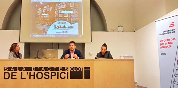La red de franquicias Bokatines invitado a participar en la semana del emprendimiento de Olot