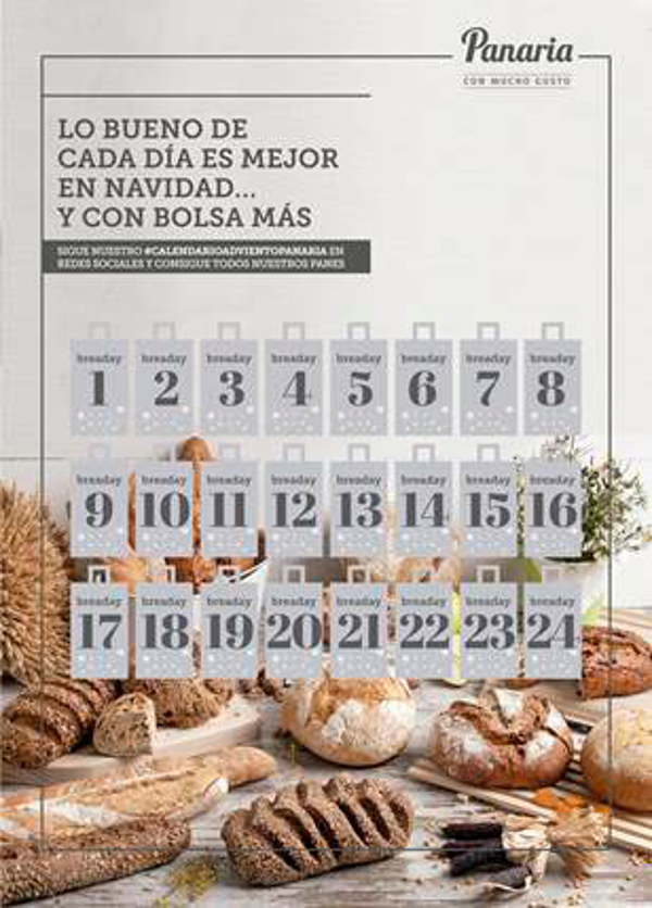 Llega el calendario de adviento de las franquicias Panaria