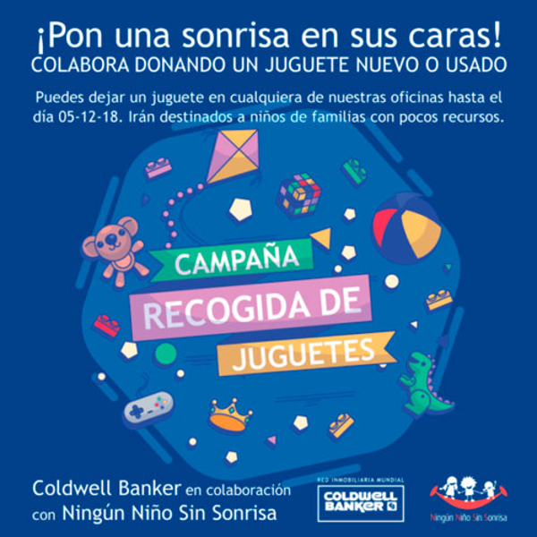 Campaña recogida de juguetes de las franquicias Coldwell Banker