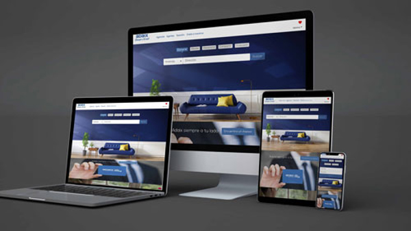Nuevo portal inmobiliario de la franquicia Adaix, más fluido y veloz