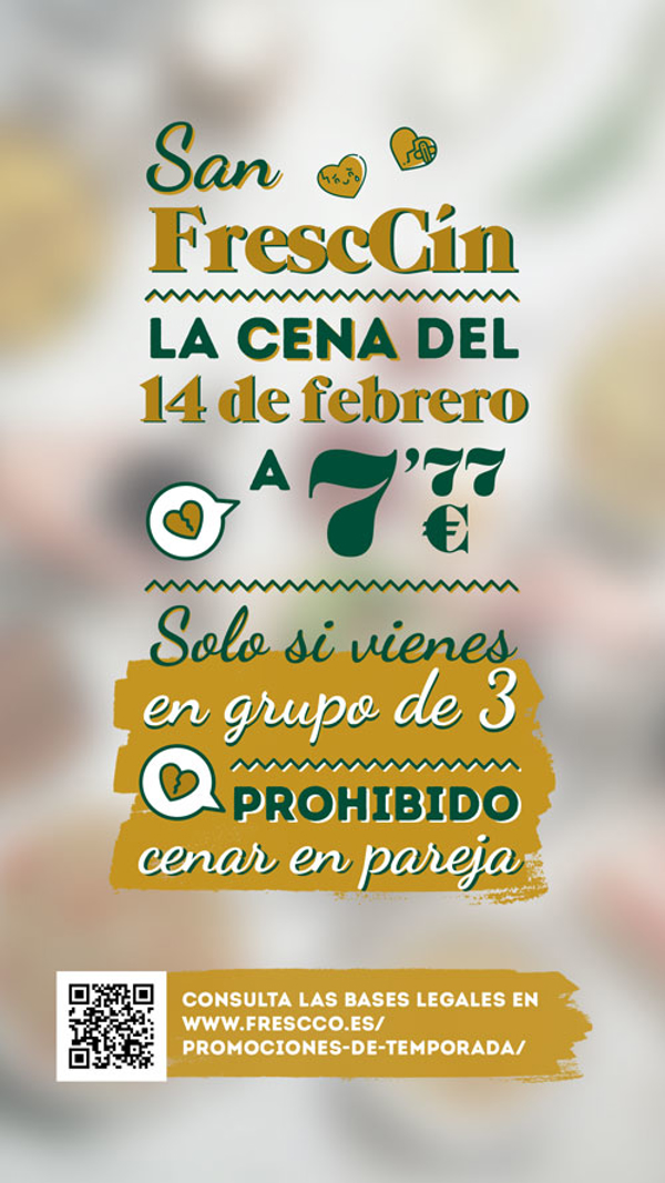 San FrescCín, la apuesta de la franquicia FrescCo para San Valentín