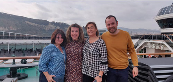 DIT Gestión embarca a sus agentes de viajes en el nuevo crucero MSC Bellissima