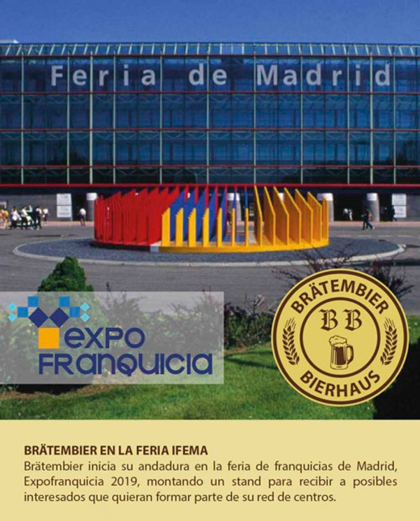 Brätembier presentará su modelo de franquicia en la feria Expofranquicia 2019
