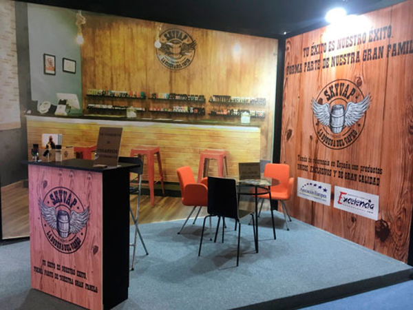 La sorprendente imagen de la franquicia Sky Vap revoluciona el sector en Expofranquicia 2019