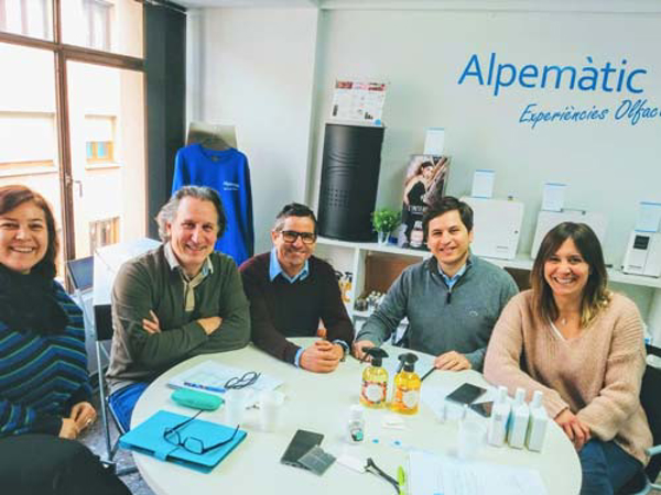 Los franquiciados de la franquicia Alpematic en Portugal visitan la Central