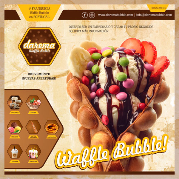 ¿Quieres ser un empresario y crear tu propio negocio? Franquicia Waffle Bubble