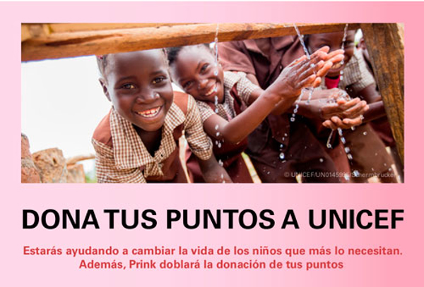 La franquicia Prink lanza su Prinkard, una tarjeta solidaria que colabora con Unicef