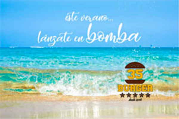 Este verano… ¡Lánzate en bomba! con la franquicia 35 Burger