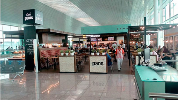 Eat Out Group abre su tercera franquicia Pans&Company en el aeropuerto de Barcelona