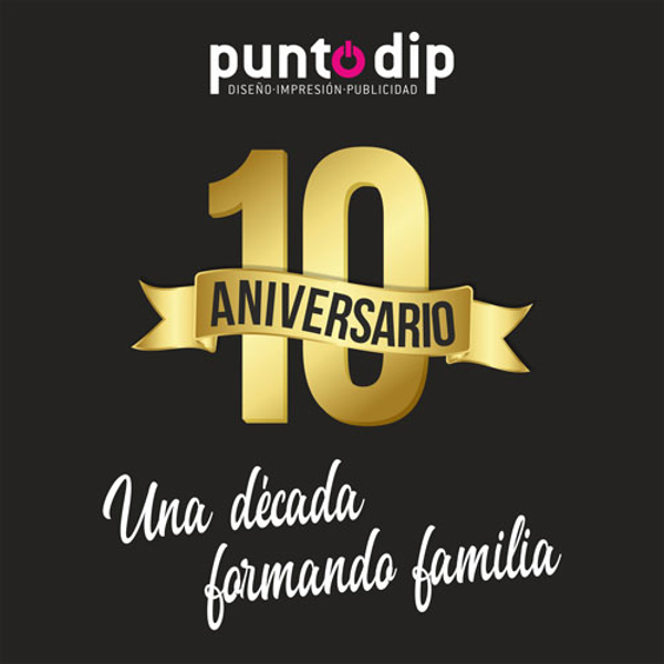 10ª años de la franquicia Punto Dip