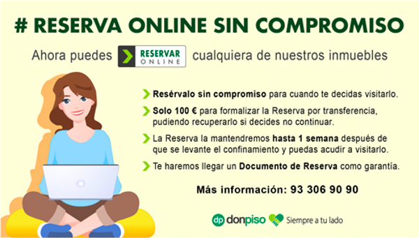 Los clientes de la franquicia donpiso podrán reservar online una vivienda durante el estado de alarma