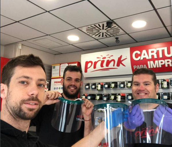 El grupo de franqucias iRiparo / Prink apoyan la iniciativa solidaria de uno de sus franquiciados 