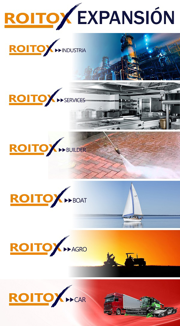 Roitox nos presenta su nueva gama de productos industriales