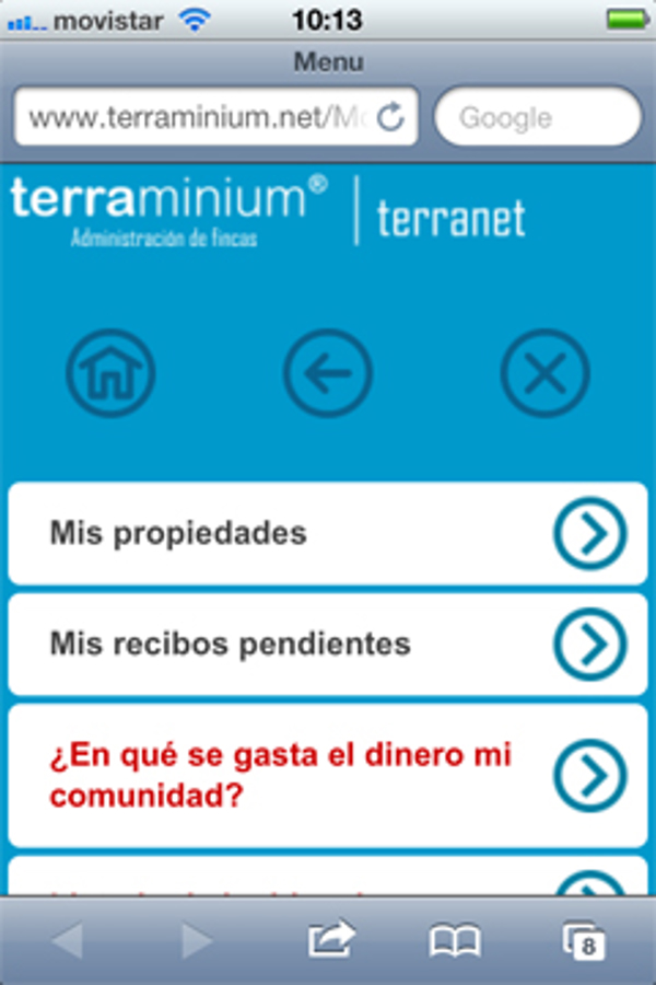 La franquicia Terraminium pone  en marcha un dispositivo de consultas a través del móvil