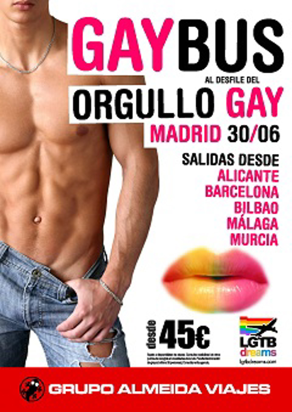 Escapadas ‘Low Cost’ al Desfile del Orgullo Gay en las franquicias Almeida Viajes
