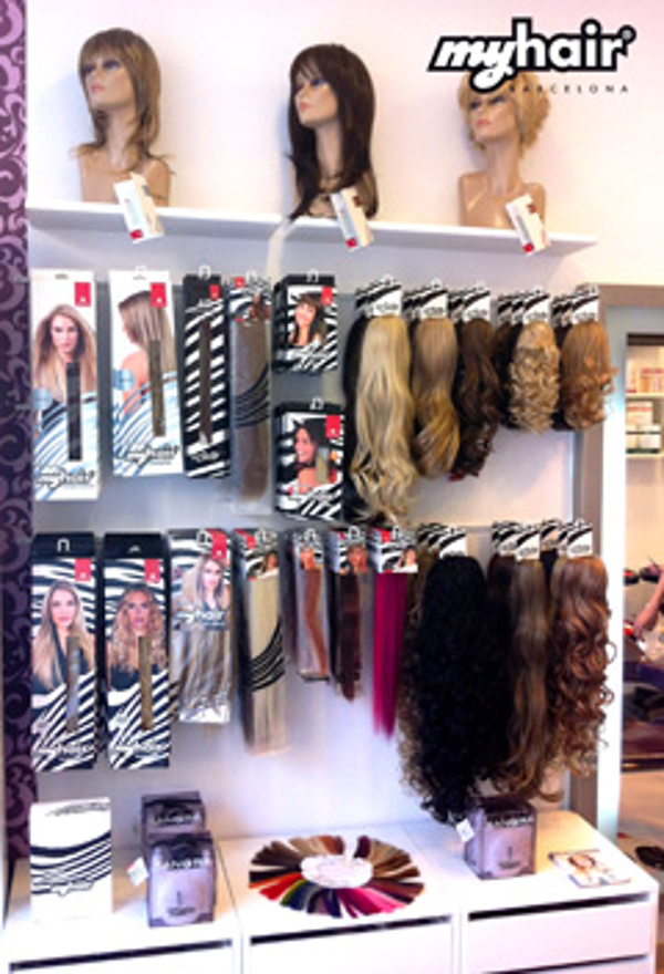 Nuevo formato Corner de las franquicias MyHair Barcelona