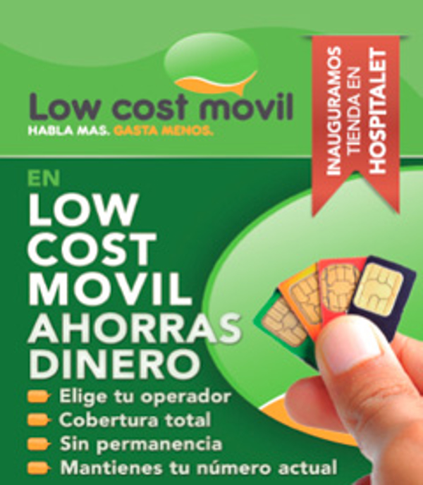 Nueva franquicia Low Cost Móvil en L'Hospitalet de Llobregat