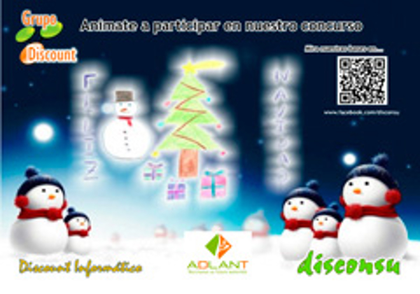 Concurso navideño infantil organizado por Grupo Discount, franquicias Disconsu y Adlant