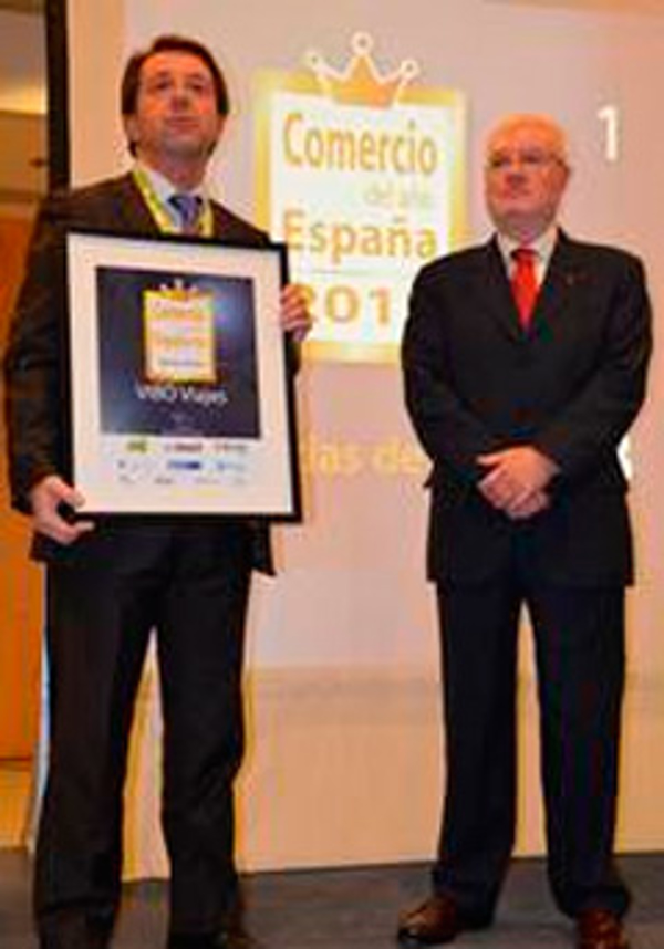 Las franquicias Vibo Viajes ganan el premio “Comercio del Año España 2012”